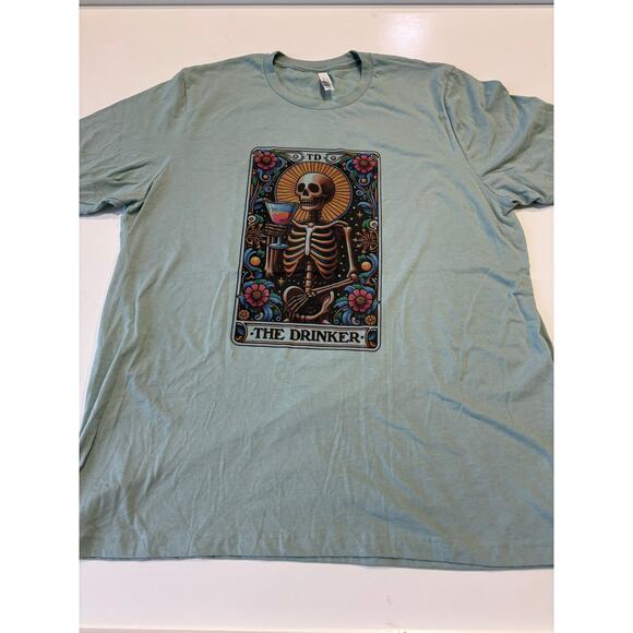 The Drinker Tarot Card T-shirt  - XXL - Picture 2 of 4